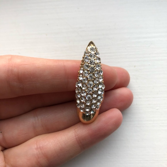 Gold & diamond talon claw ring - Picture 5 of 6